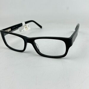 Walmart WPLM700-001 Mens Eyeglasses Frame Black Full Rim Rectangular 53-17-140mm